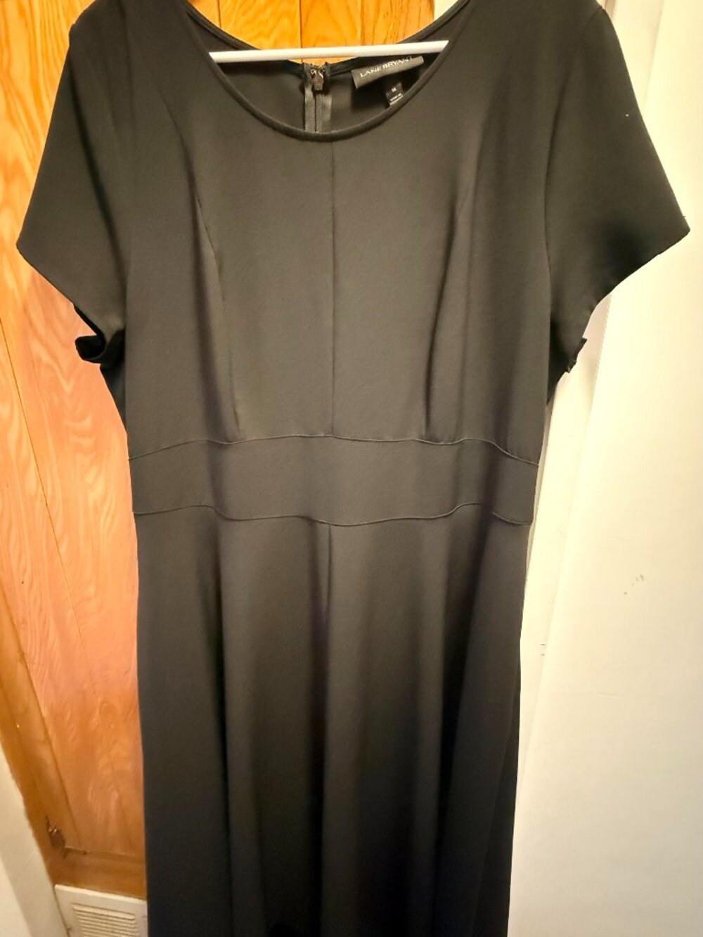 Lane Bryant Lena High-Low Midi Dress in black, size Woman's 16